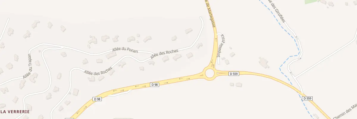 Plan du 3 All des Roches à Bormes-les-Mimosas