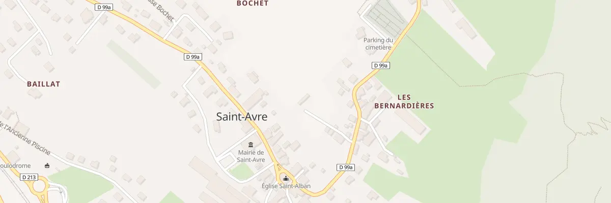 Plan du 5083 Les Bernardieres à Saint-Avre