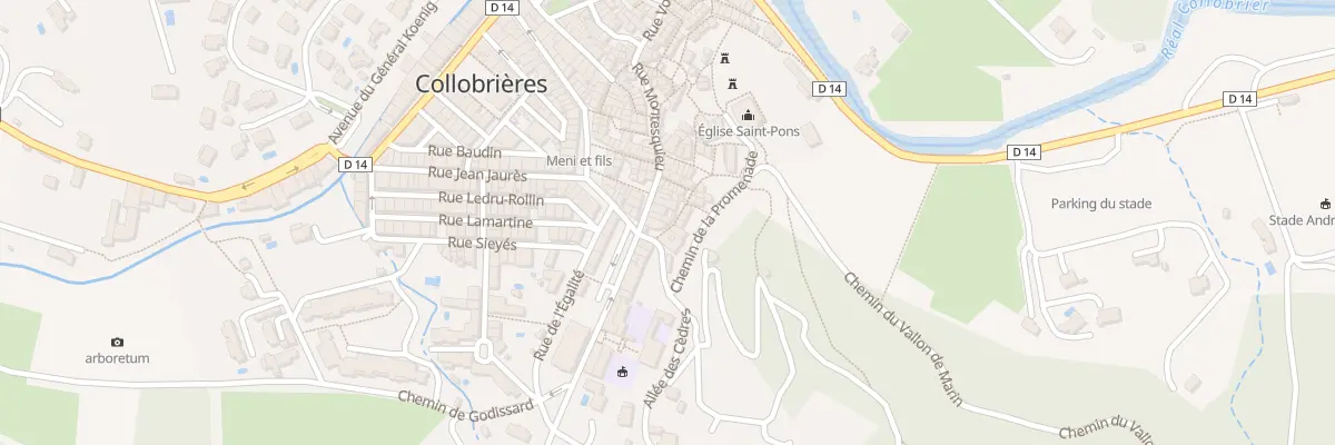 Plan du 3 Rue Copernic à Collobrières