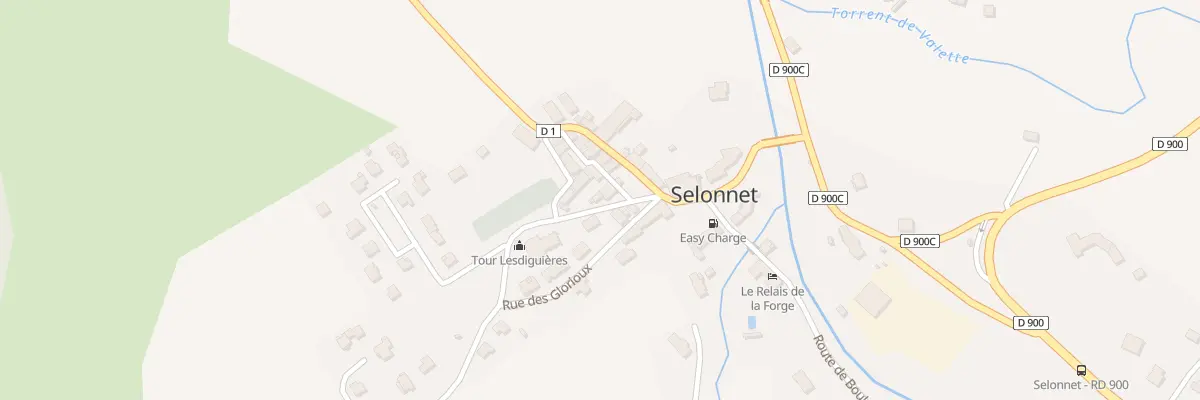 Plan du 62 Rte de la Tour à Selonnet