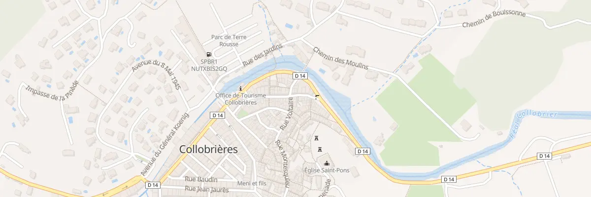 Plan du 24 Rue Voltaire à Collobrières