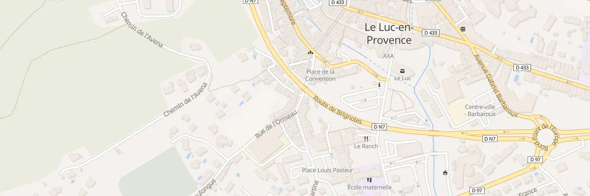 Plan du 18 Rue Lamartine au Luc