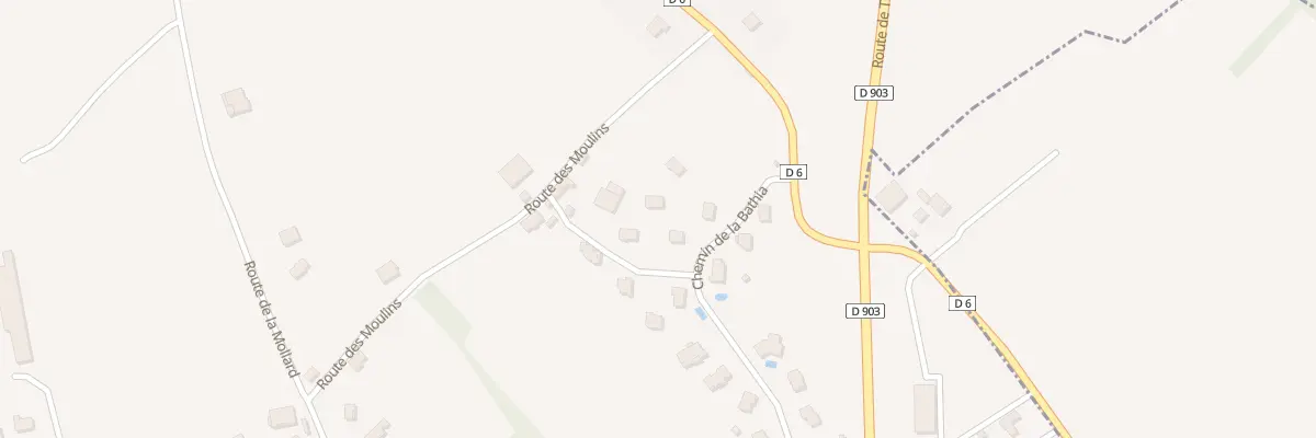 Plan du 138 Che de la Bathia à Cornier