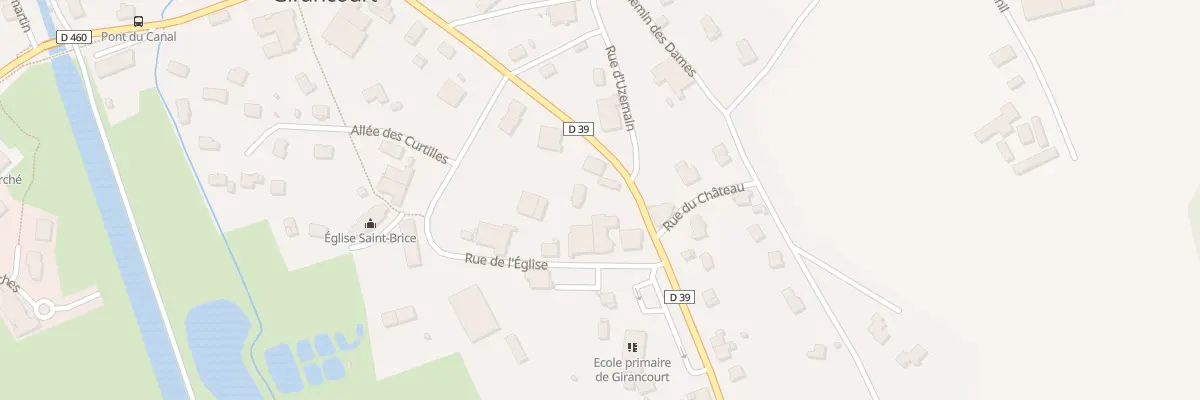 Plan du 298 Rue de Xertigny à Girancourt