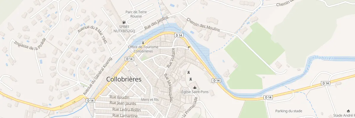 Plan du 8 Rue Bérenger à Collobrières