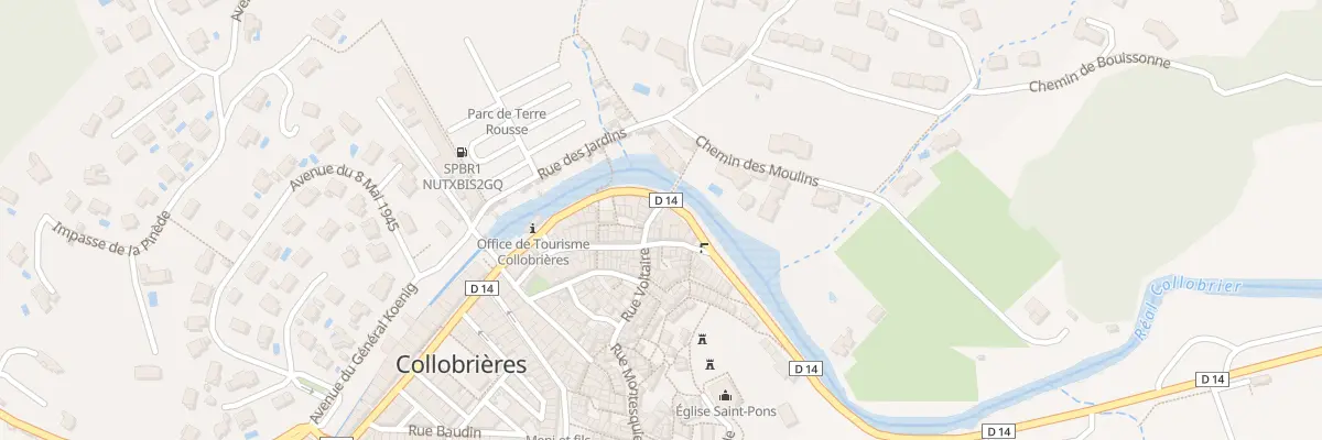 Plan du 2 Pl de l’Abreuvoir à Collobrières