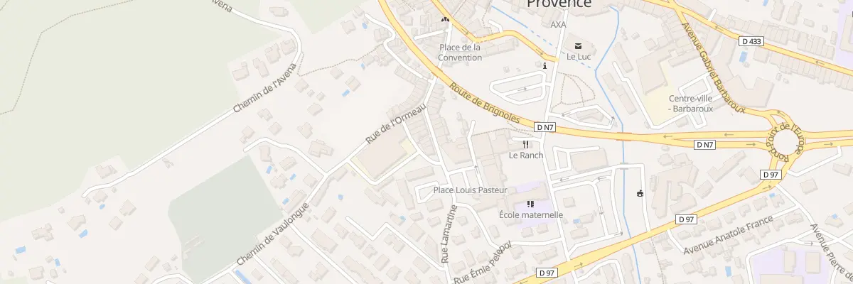 Plan du 34 Rue Lamartine au Luc