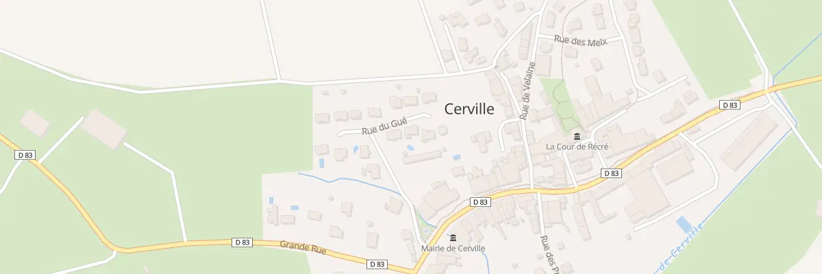 Plan du 4 Rue du Gué à Cerville