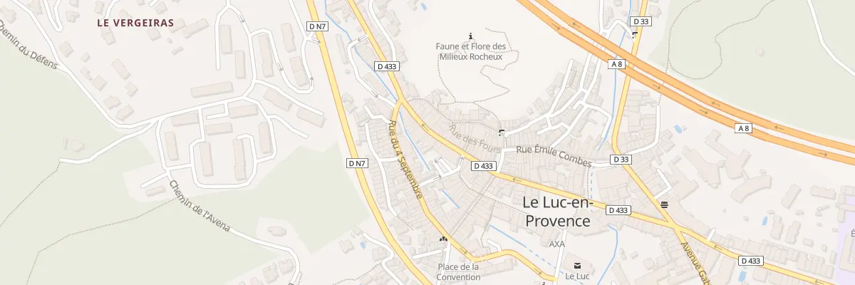 Plan du 16 Rue de la République au Luc