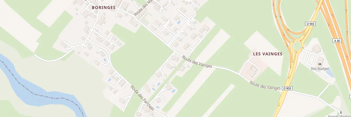 Plan du 302 Rte des Vainges à Nangy