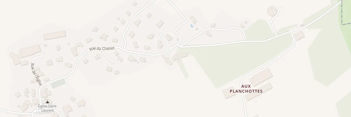 Plan du 22 Rue du Chanot à Grosbois