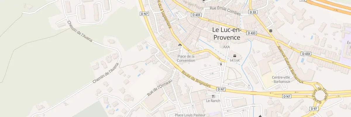 Plan du 2 Rue Lamartine au Luc