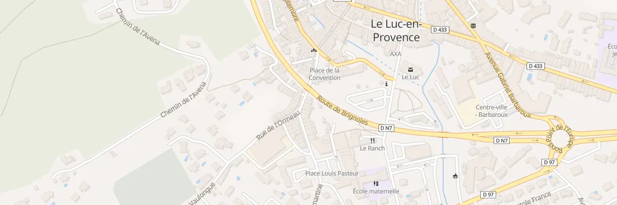 Plan du 13 Rue Lamartine au Luc