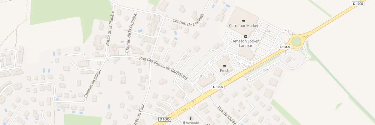 Plan du 10 Rue des Vignes de bachelard à Douvaine