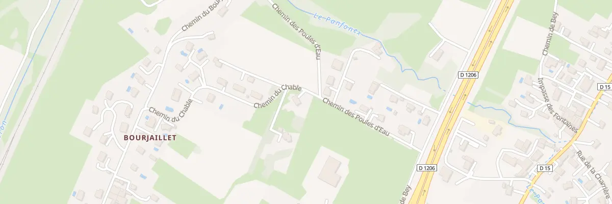 Plan du 21 Che du Chable à Saint-Cergues