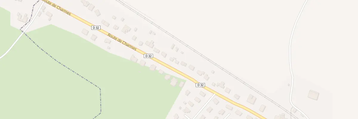 Plan du 29 Rte de Charmes à Essegney