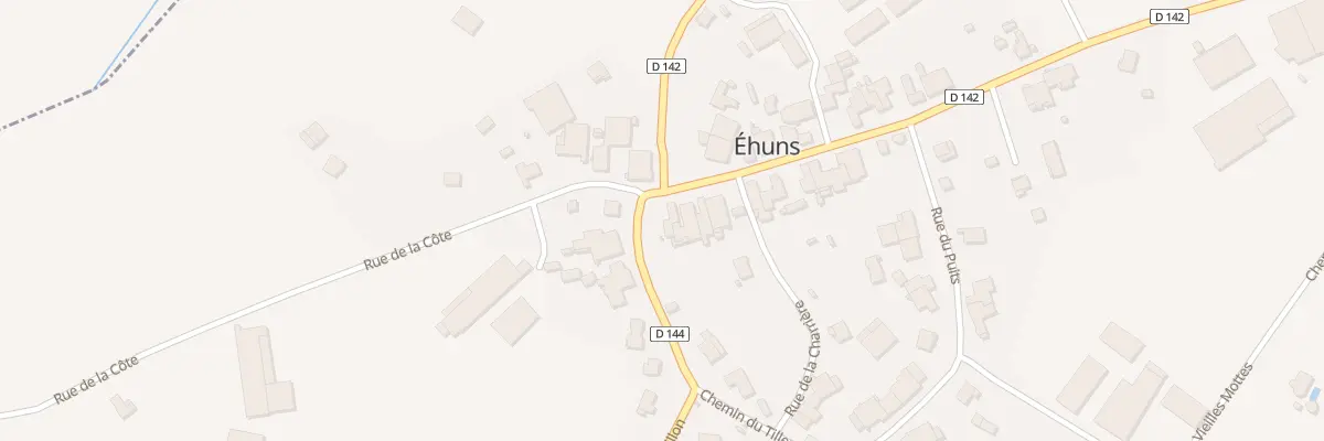 Plan de Voie du Moulin à Éhuns