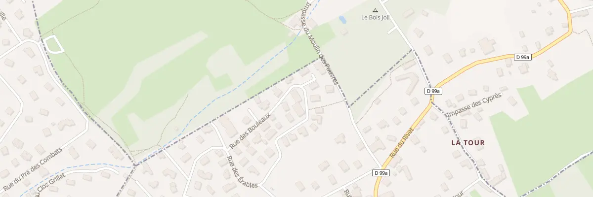 Plan de Chanet du Rivet à Saint-Avre