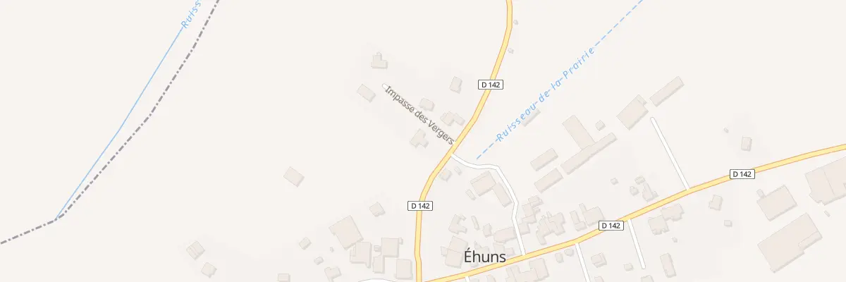 Plan du 9 Voie du Moulin à Éhuns