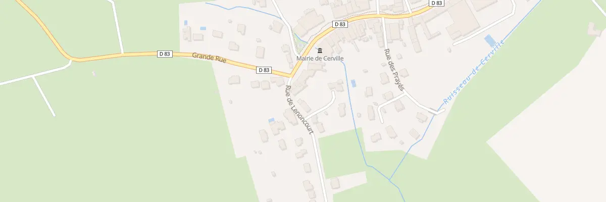 Plan du 1B Rue de Lenoncourt à Cerville
