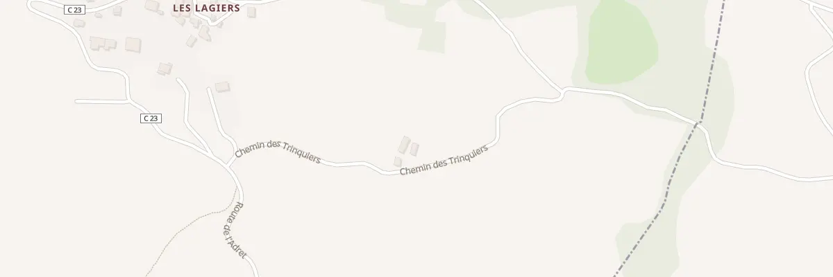 Plan du 5349 Les Trinquiers à Chorges