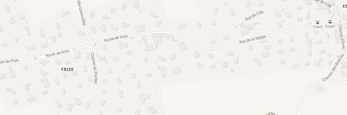 Plan du 60 Rte de Frize à Messery