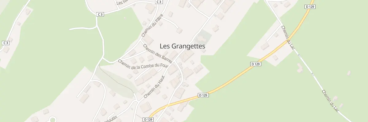 Plan du 10T Rue de l’Eglise aux Grangettes