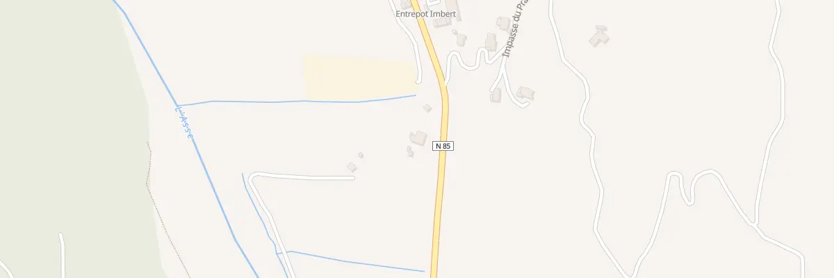Plan du 5068 Les Gravas à Chaudon-Norante