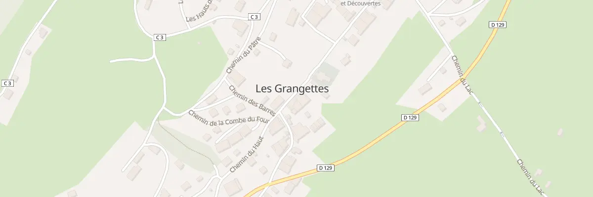 Plan du Village aux Grangettes