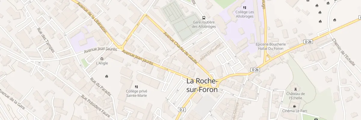 Plan du 97 Av Charles de Gaulle à La Roche-sur-Foron
