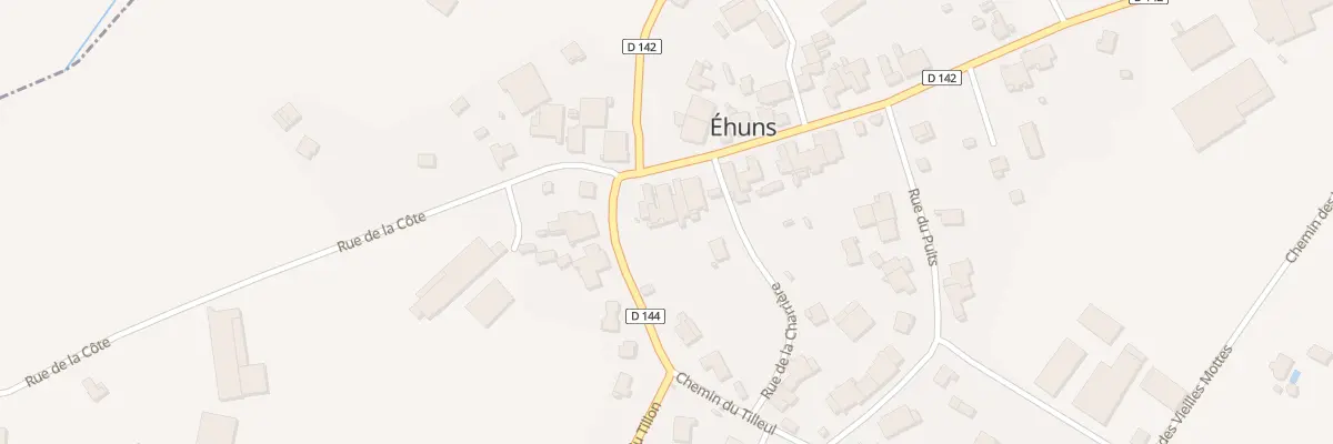 Plan du 5 Rue du Tillon à Éhuns