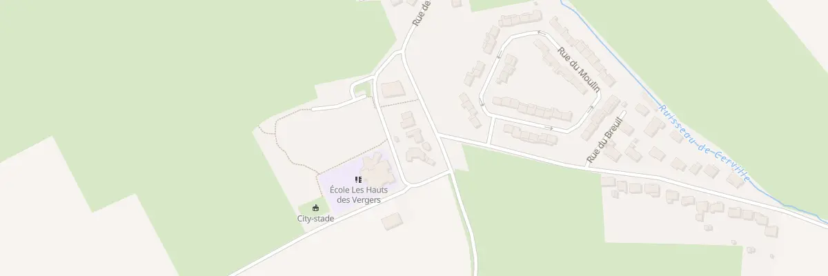Plan du 30 Rue de Lenoncourt à Cerville