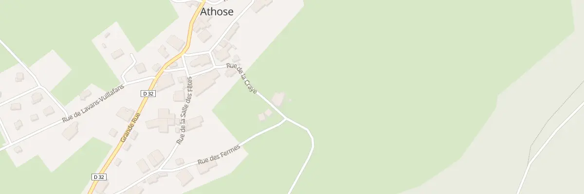 Plan du 17 Rte des Fermes Athose aux Premiers Sapins