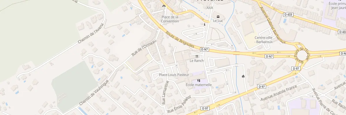 Plan du 7 Pl Pasteur au Luc