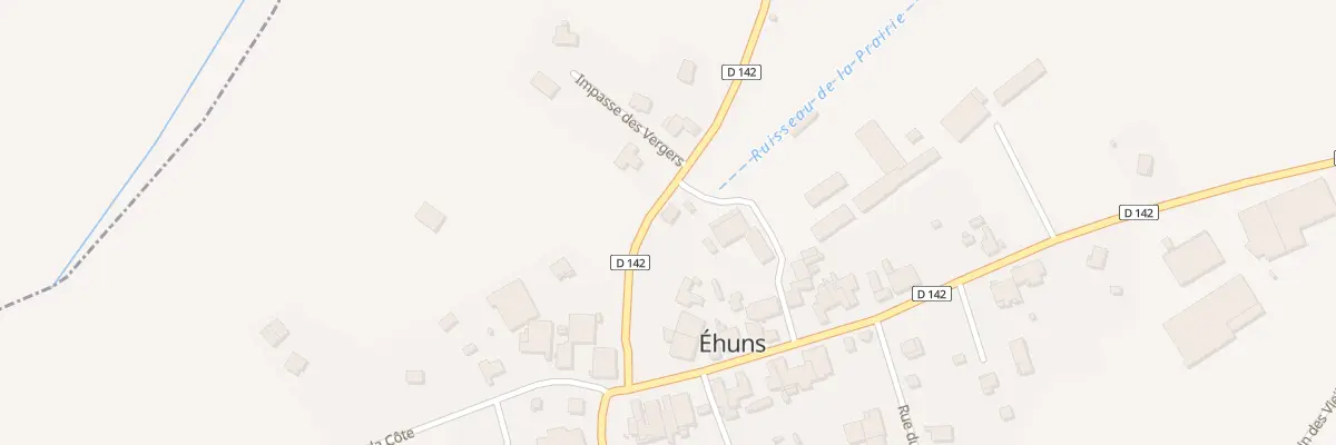 Plan du 34 Voie du Moulin à Éhuns