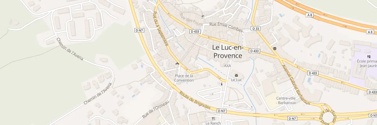 Plan du 17 Rue Lebas Appolinaire au Luc
