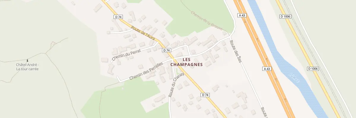 Plan du 10 Rue de l’Abreuvoir à Sainte-Marie-de-Cuines