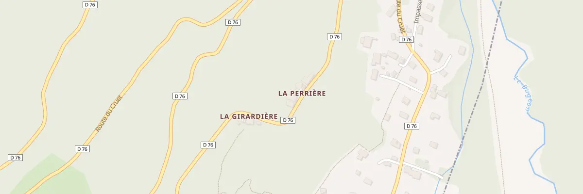 Plan du 2044 Rte du Cruet à Notre-Dame-du-Cruet