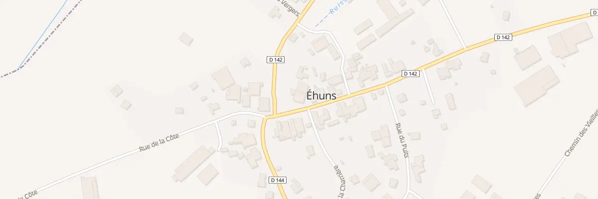 Plan du 26B Rue de la Fontaine à Éhuns