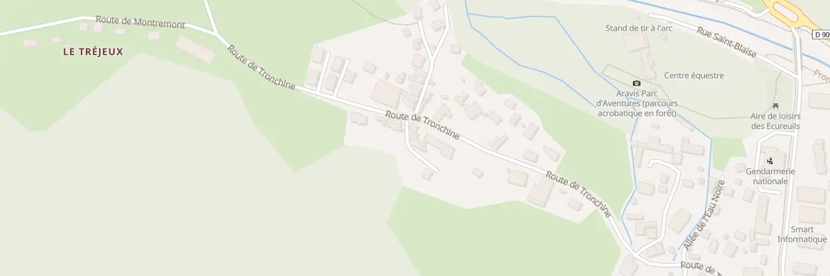 Plan du 23 Rte de Tronchine à Thônes