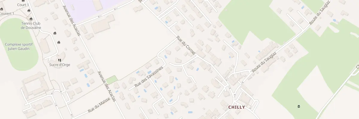 Plan du 38 Rue du Cornet à Douvaine