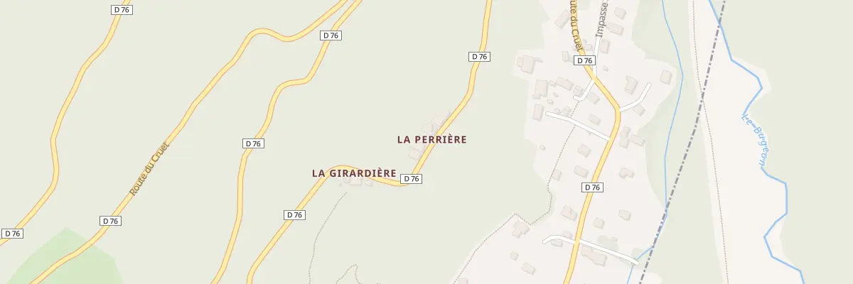 Plan du 2040 Rte du Cruet à Notre-Dame-du-Cruet