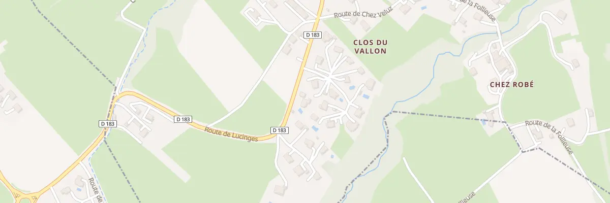 Plan du 17 All du Verger du Vallon à Lucinges