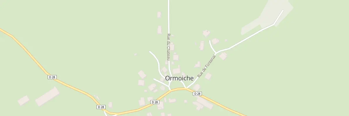 Plan du 2 Rue du Chateau à Ormoiche