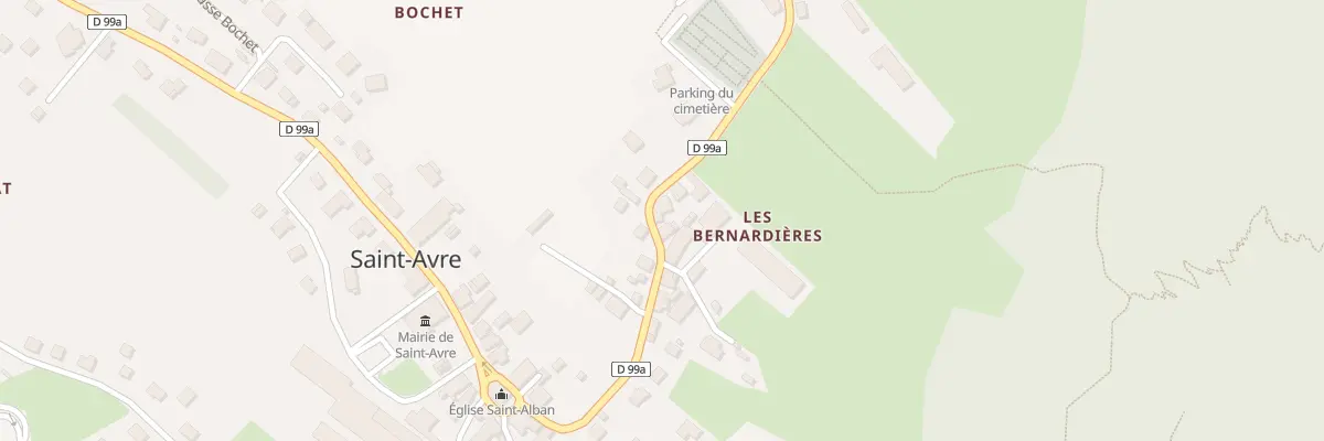 Plan du 226 Rue des Bernardières à Saint-Avre