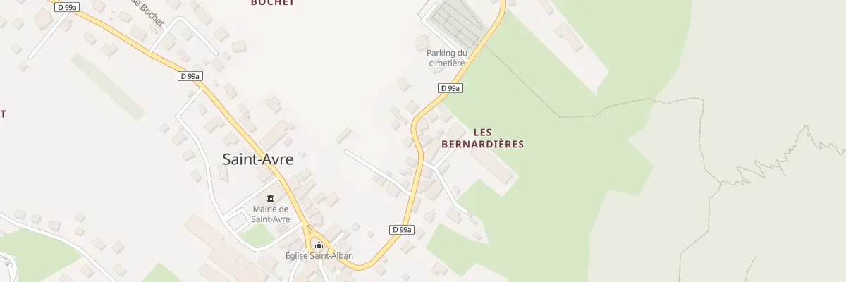 Plan du 220 Rue des Bernardières à Saint-Avre