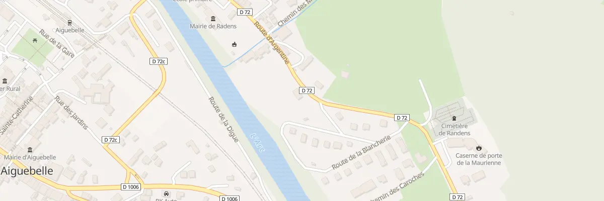 Plan du 6 Rte d’Argentine à Val-d’Arc