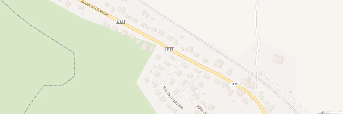 Plan du 1 Rue des Haillottes à Essegney