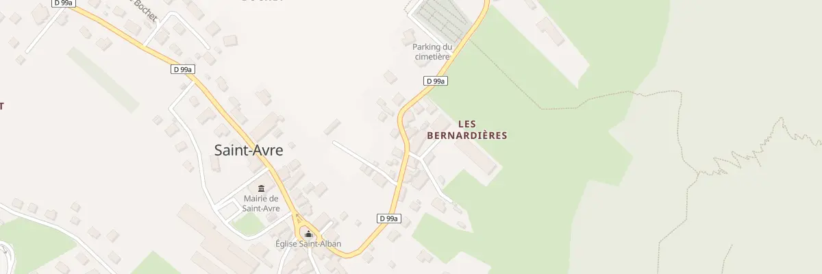 Plan du 210 Rue des Bernardières à Saint-Avre
