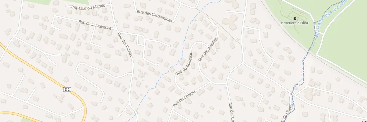 Plan du 126 Rue du ruisseau à La Roche-sur-Foron